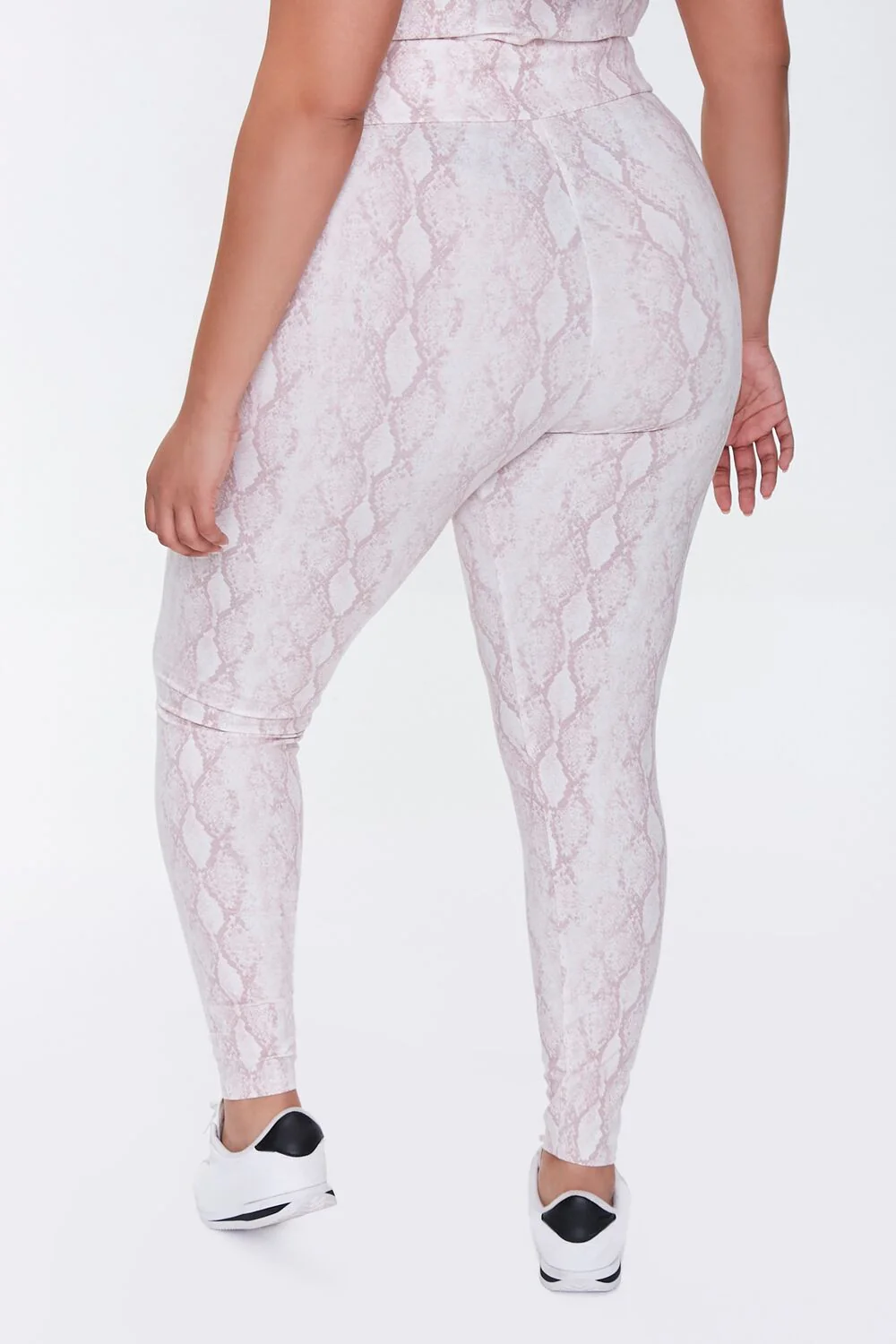 Plus Size Snake Print Leggings - Image 3