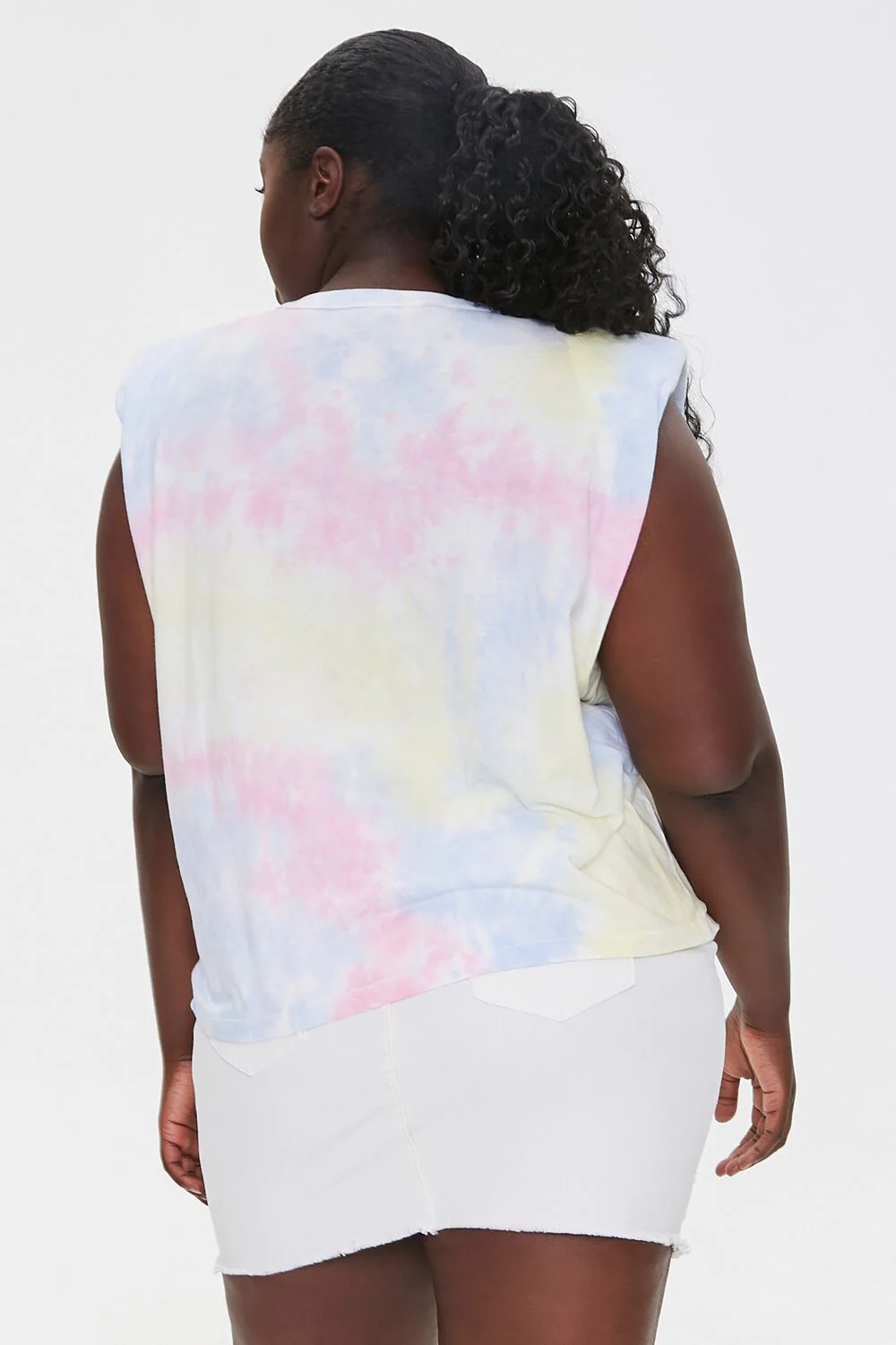Padded Tie-Dye Muscle Tee - Image 3