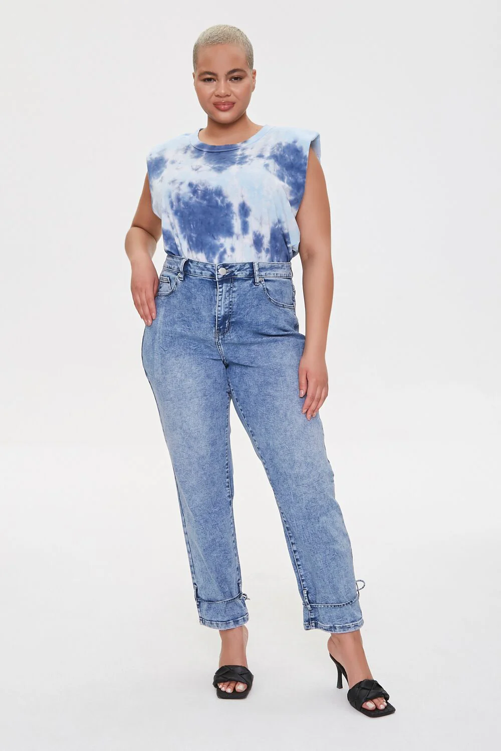 Padded Tie-Dye Muscle Tee - Image 8