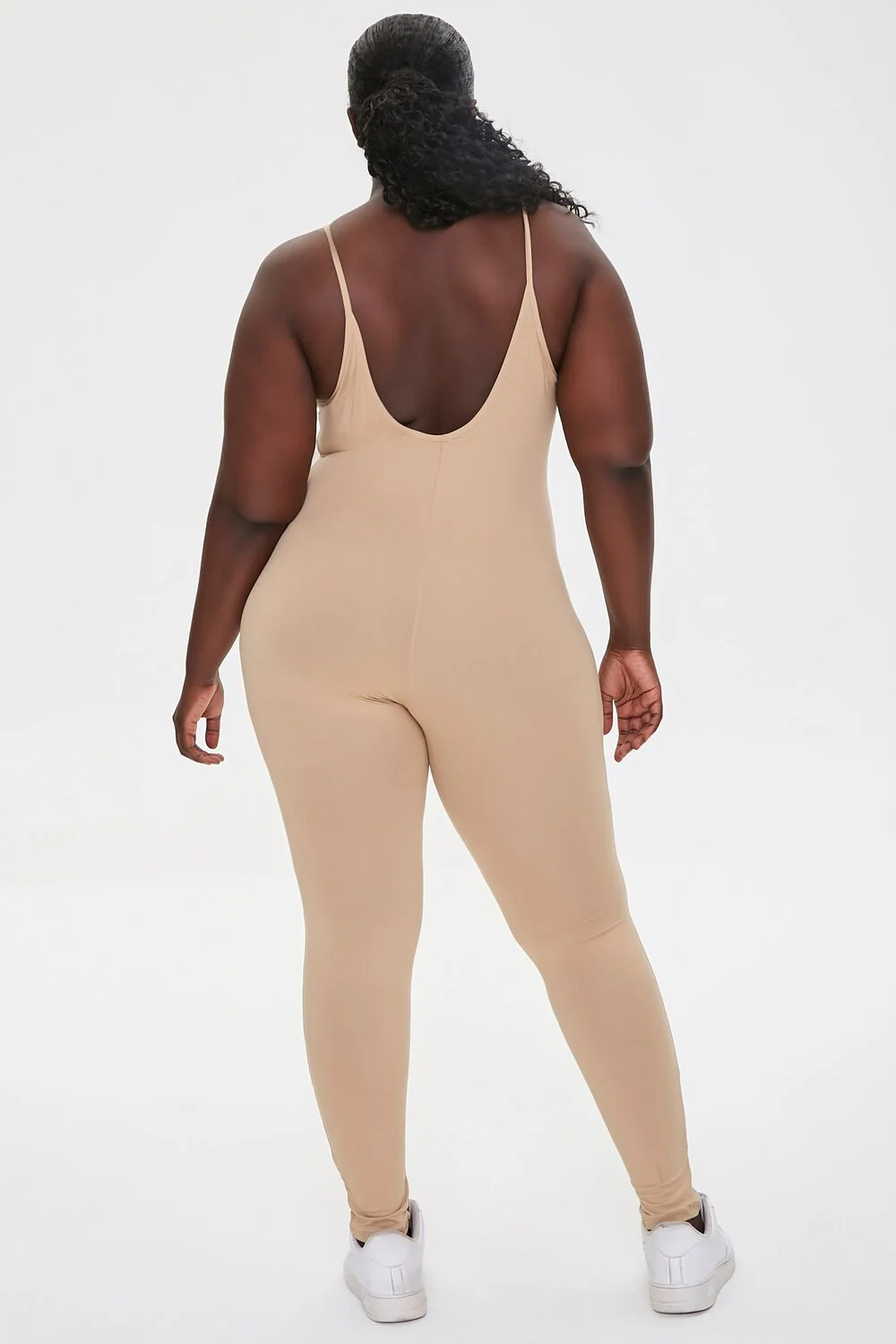 Plus Size Cami Scoop Jumpsuit - Image 3