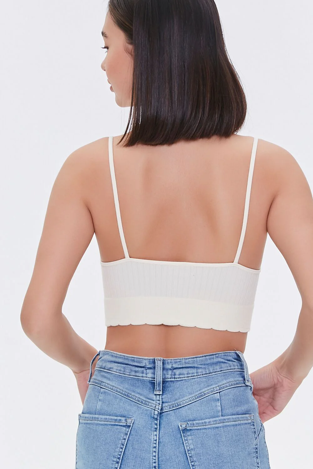 Seamless Scalloped Bralette - Image 3