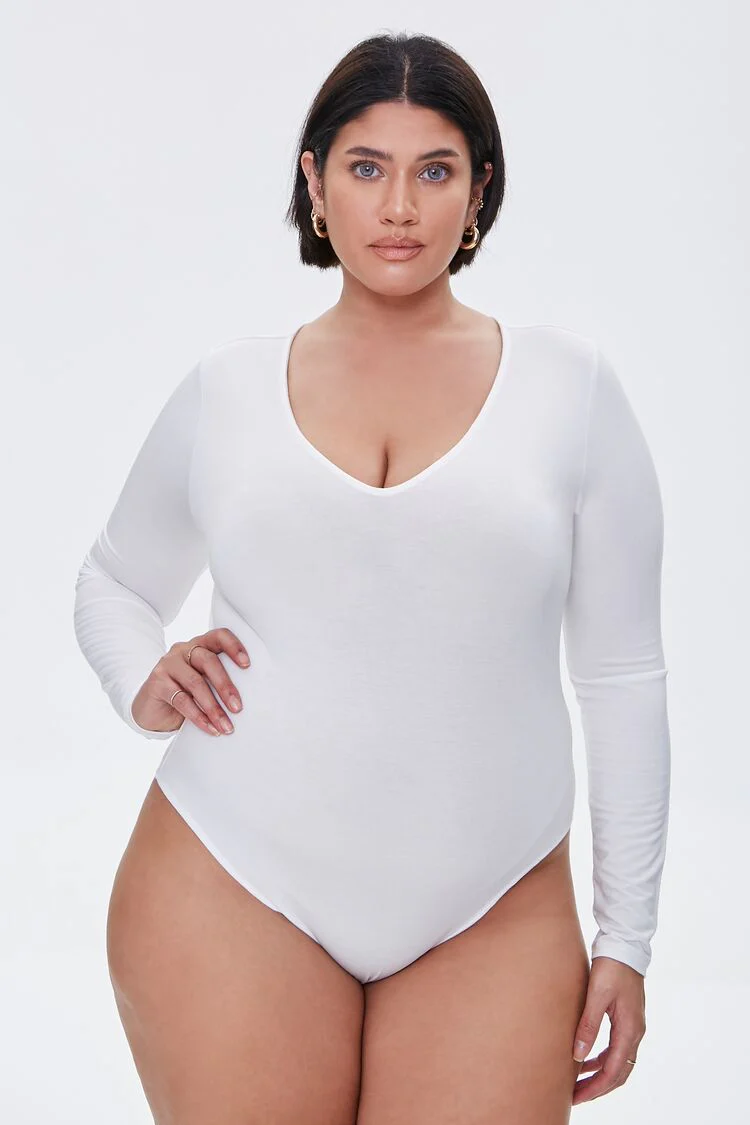 Plus Size Long-Sleeve Bodysuit - Image 5