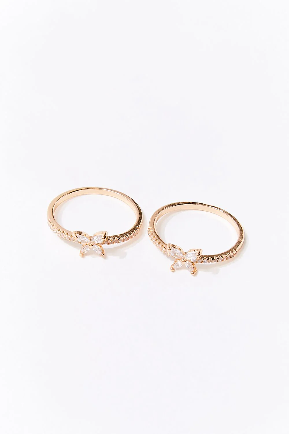 Butterfly Charm Ring Set - Image 2