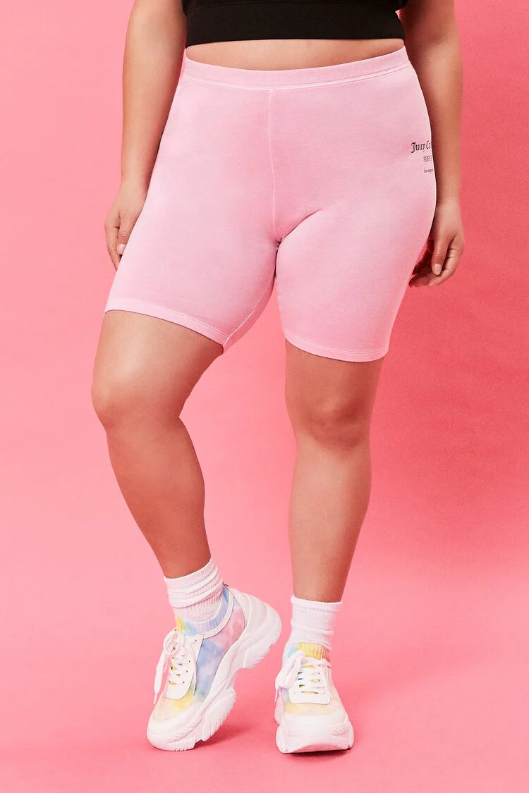 Plus Size Juicy Couture Biker Shorts - Image 2