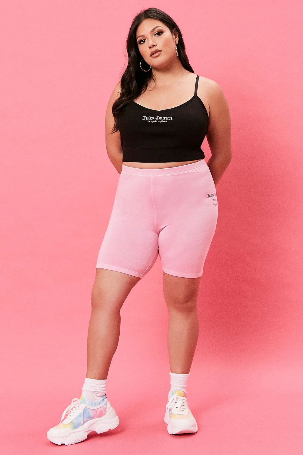 Plus Size Juicy Couture Biker Shorts - Image 5