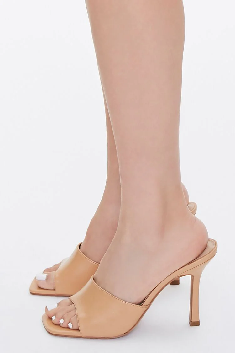 Faux Leather Stiletto High Heel - Image 2