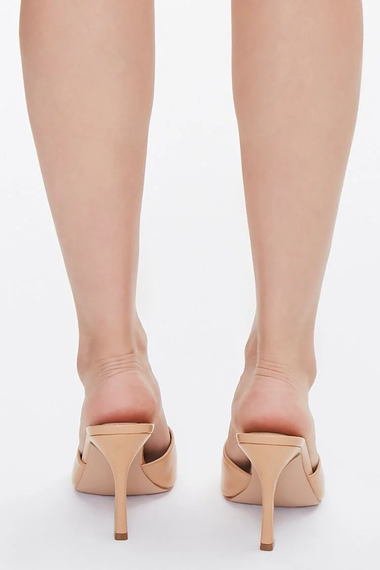 Faux Leather Stiletto High Heel - Image 3
