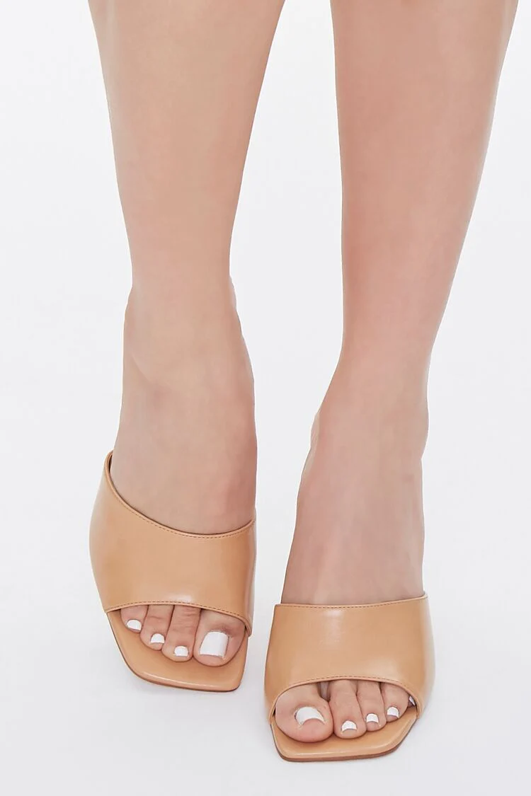 Faux Leather Stiletto High Heel - Image 4