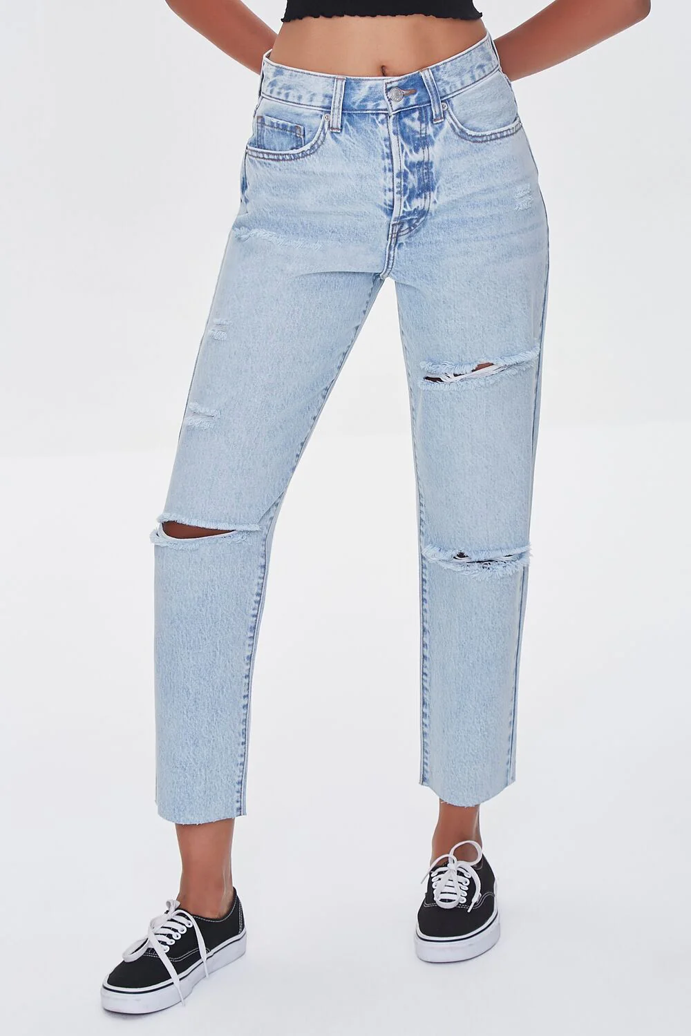 Distressed Mom Jeans - Image 2