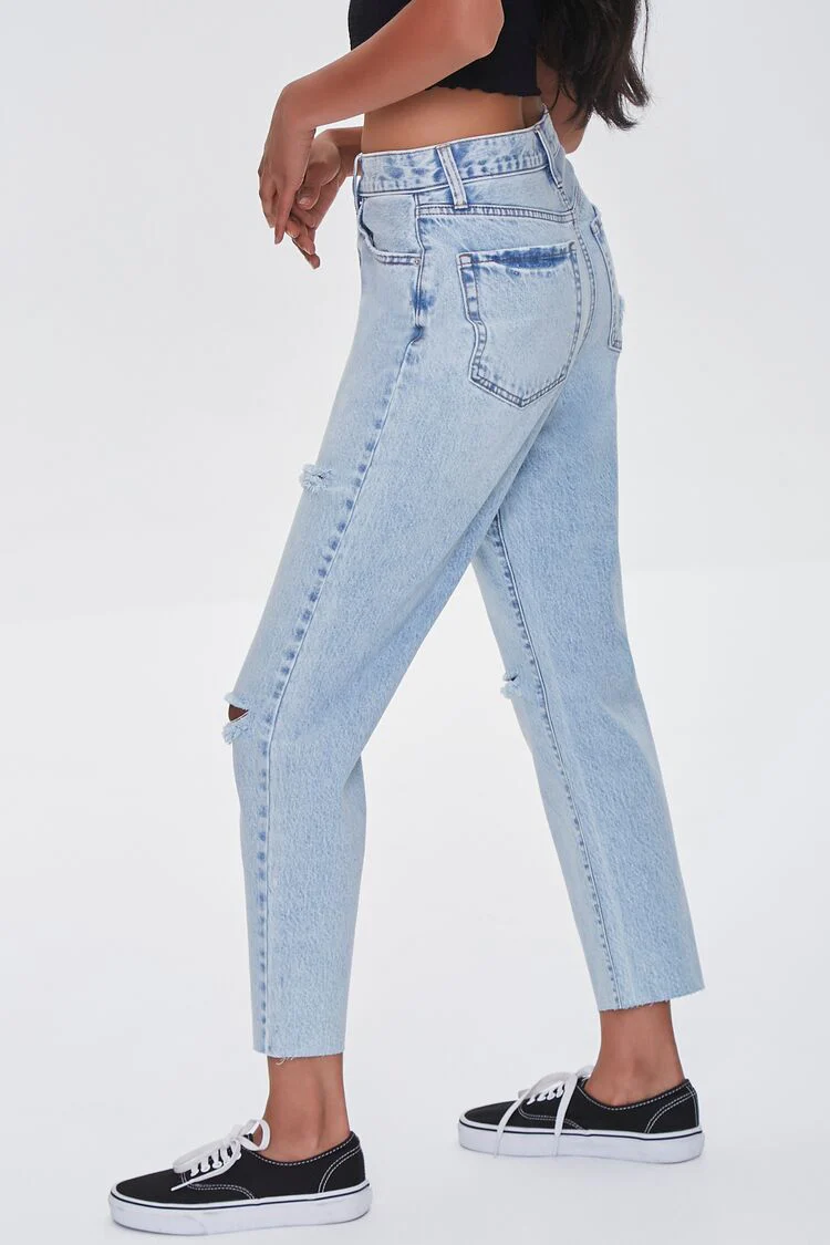 Distressed Mom Jeans - Image 3