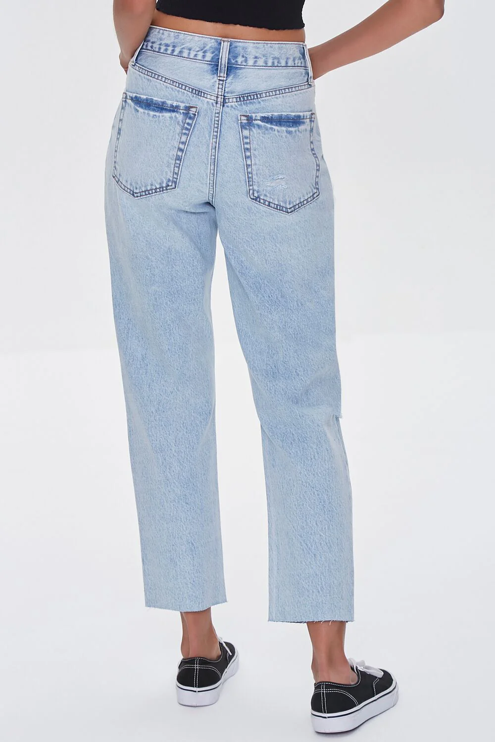 Distressed Mom Jeans - Image 4