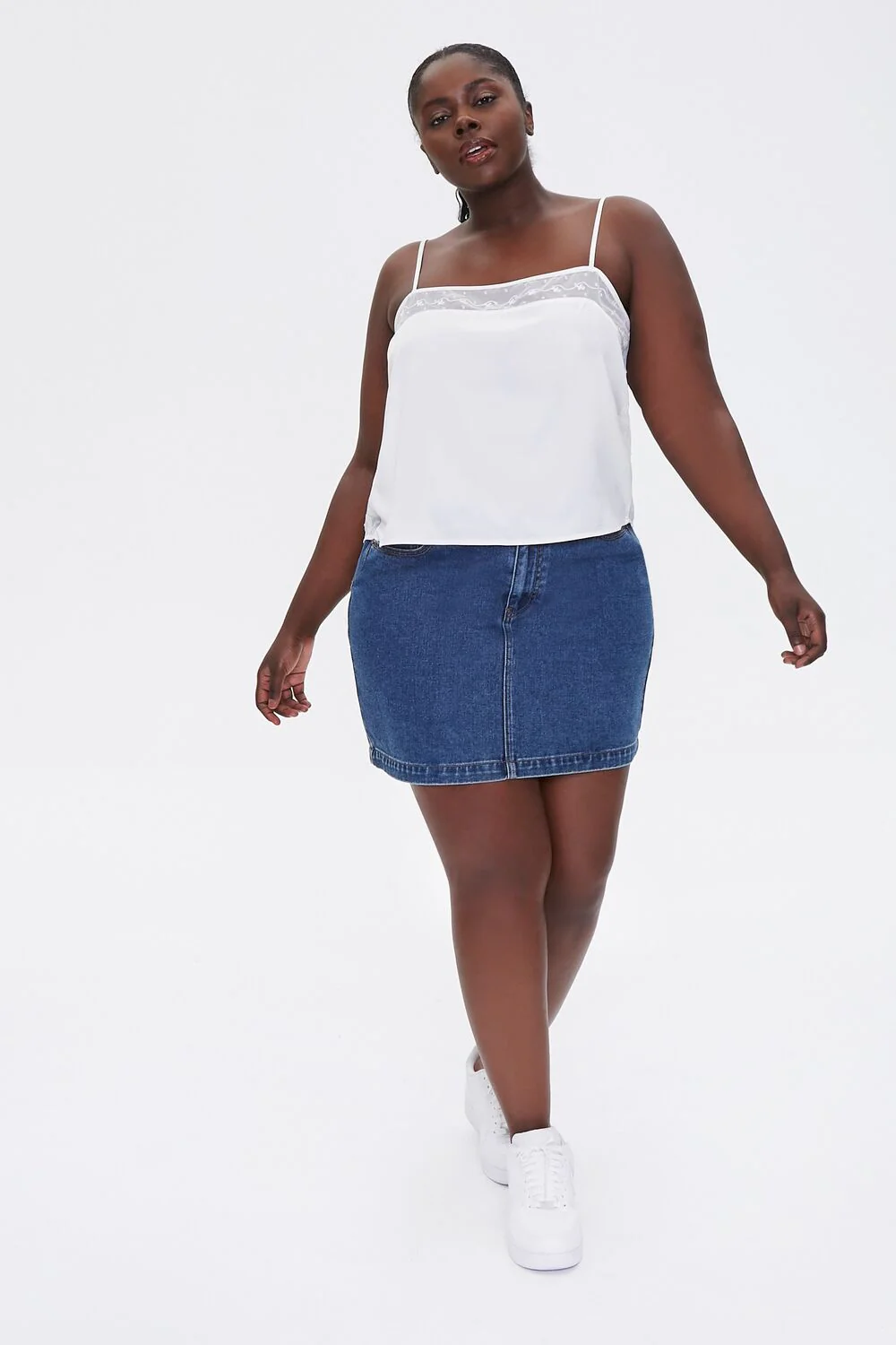 Plus Size Embroidered-Trim Cami - Image 4