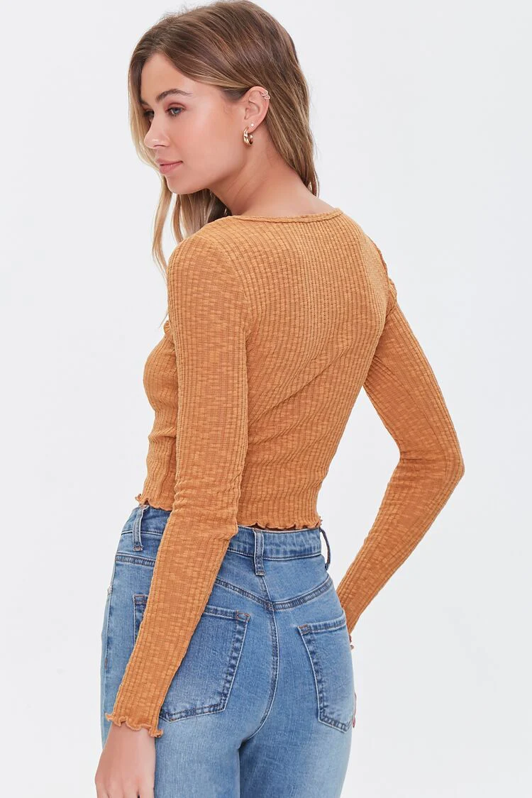 Ribbed Lettuce-Edge Top - Image 3