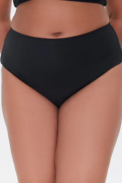 Plus Size High-Rise Bikini Bottoms - Image 2