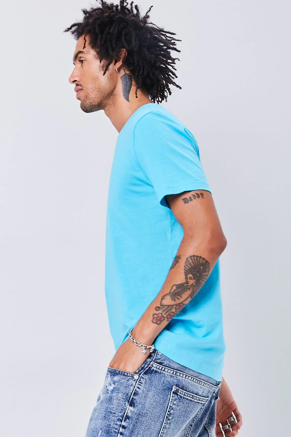 Basic Organically Grown Cotton Tee - Image 25