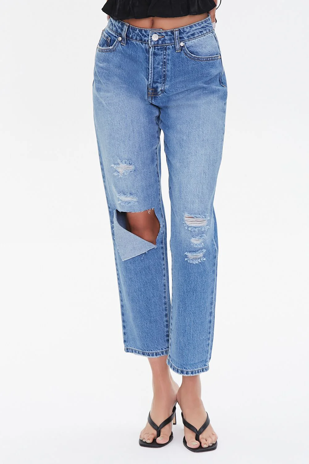Premium Distressed Baggy Jeans - Image 2