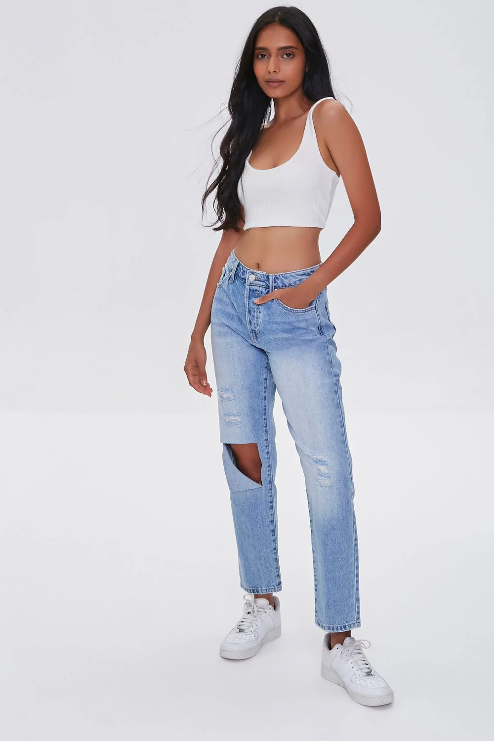 Premium Distressed Baggy Jeans - Image 5