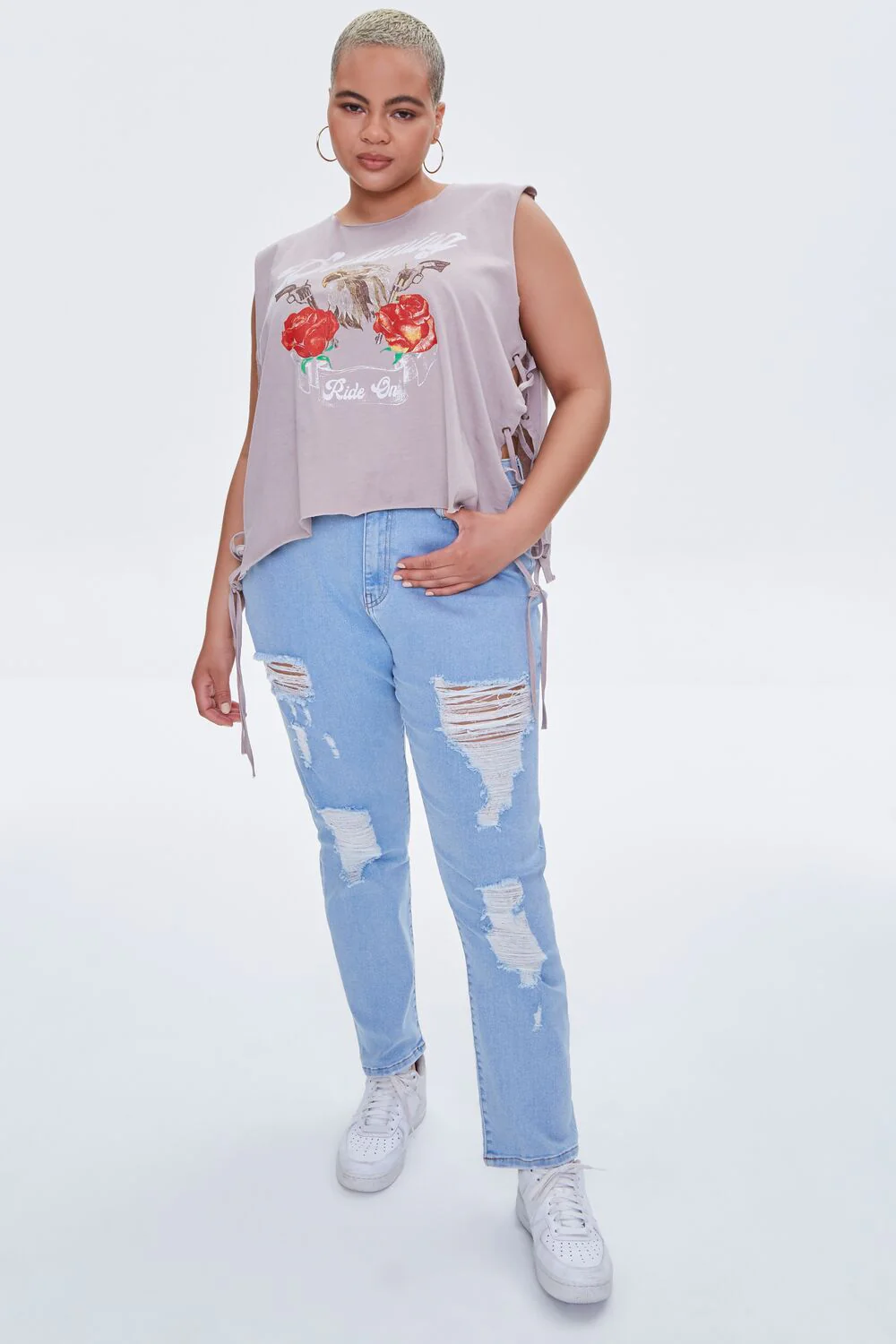 Plus Size Dreaming Muscle Tee - Image 4