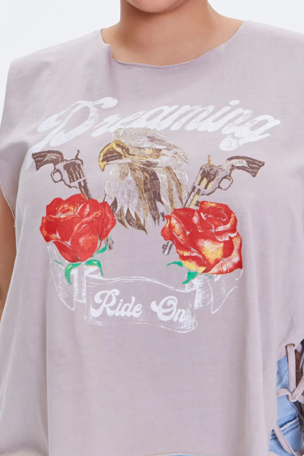 Plus Size Dreaming Muscle Tee - Image 5