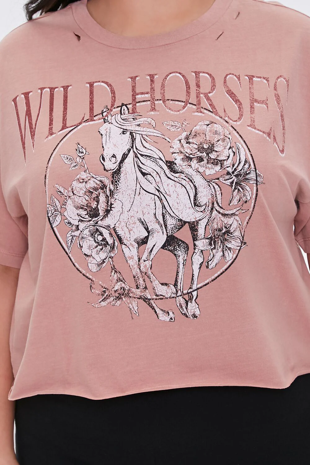Plus Size Wild Horses Graphic Tee - Image 5