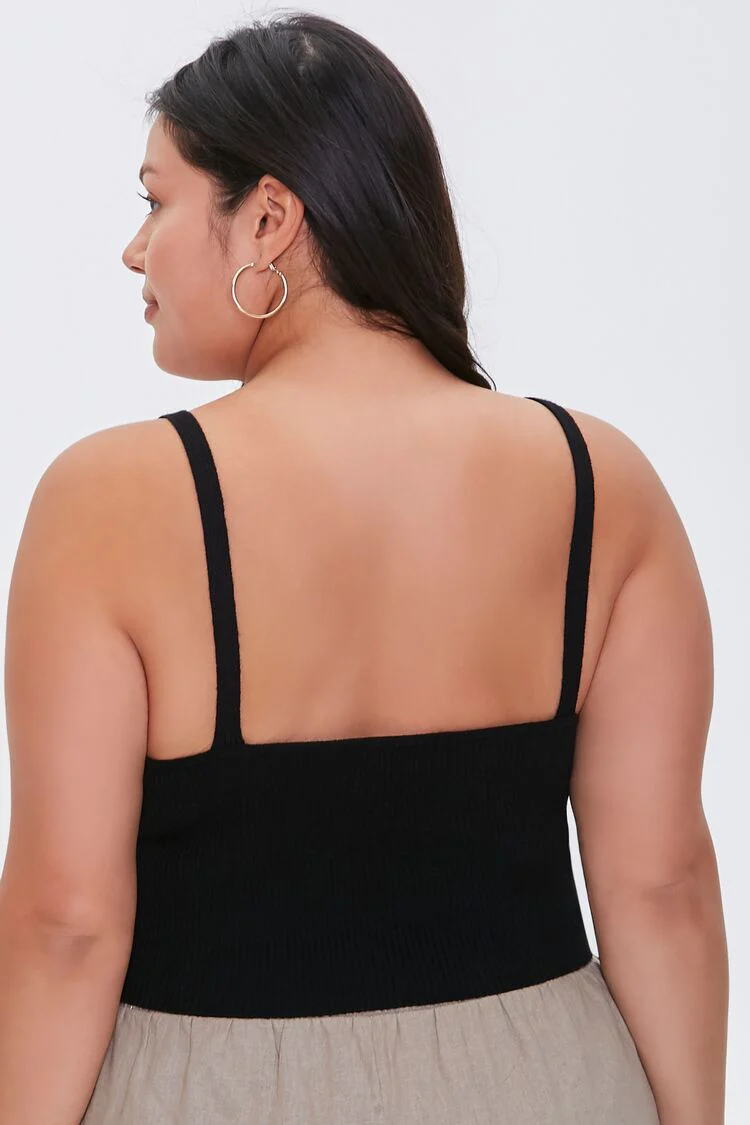 Plus Size Sweater-Knit Cami - Image 3