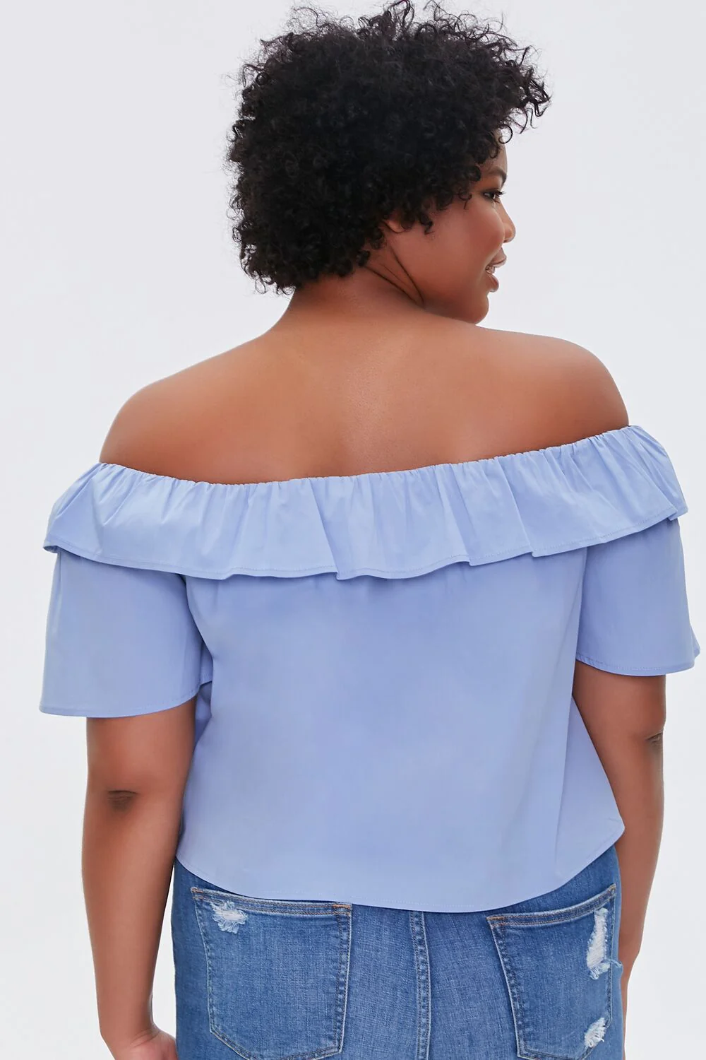 Plus Size Off-the-Shoulder Top - Image 3