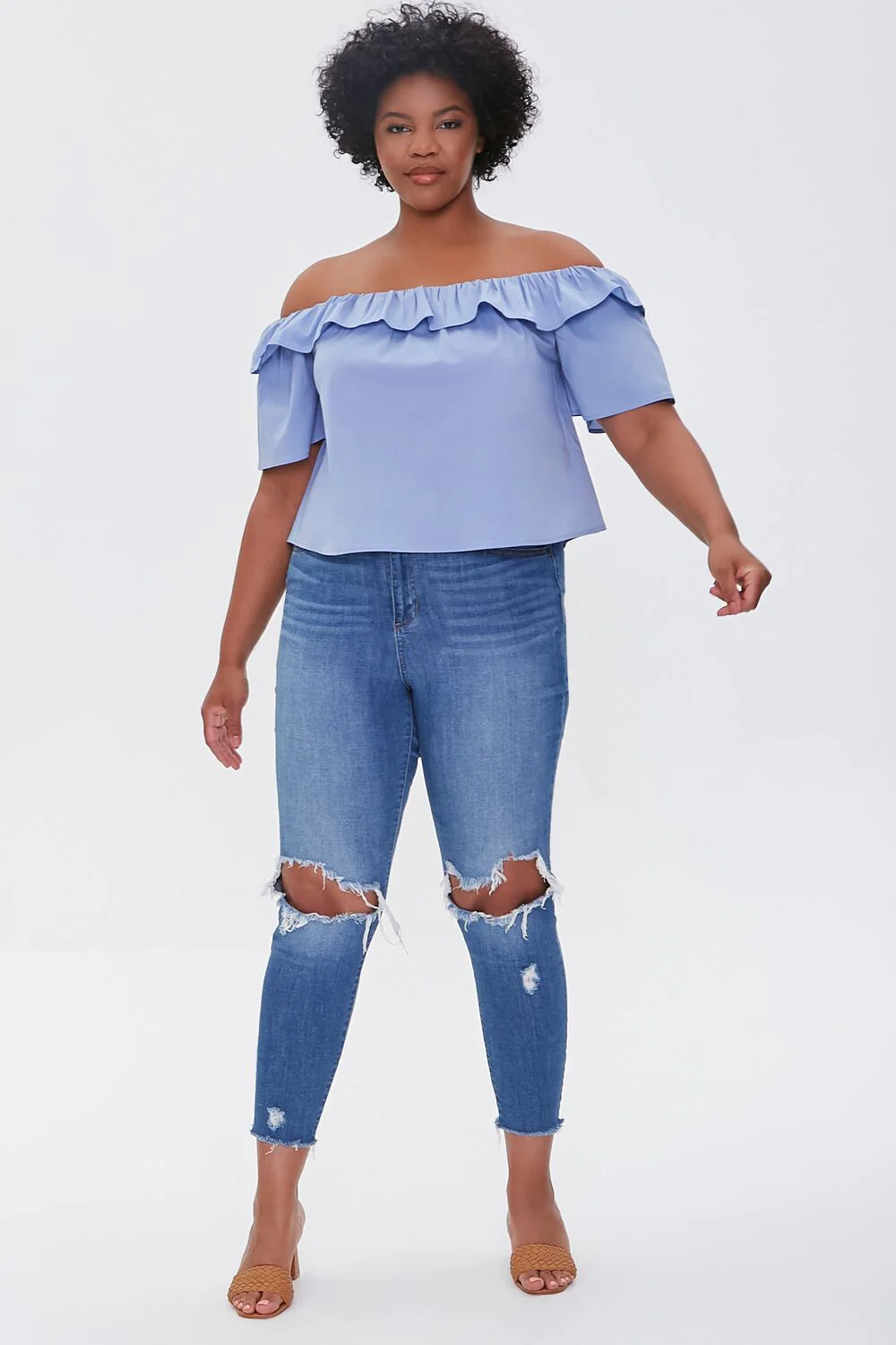 Plus Size Off-the-Shoulder Top - Image 4