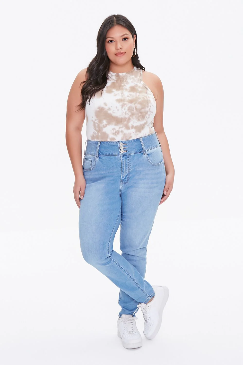 Plus Size Cloud Wash Tank Top - Image 4