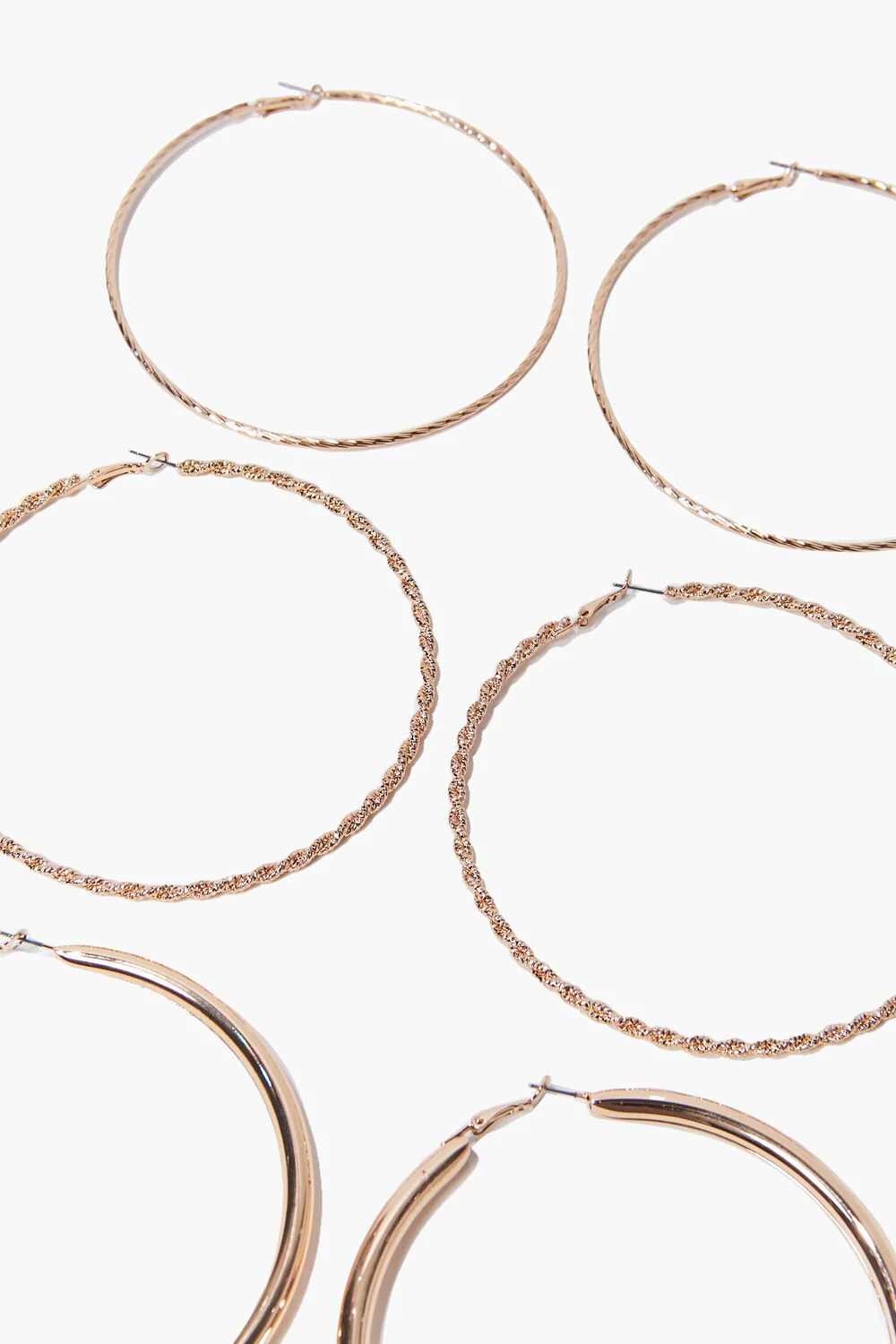 Twisted Hoop Earring Set - Image 2