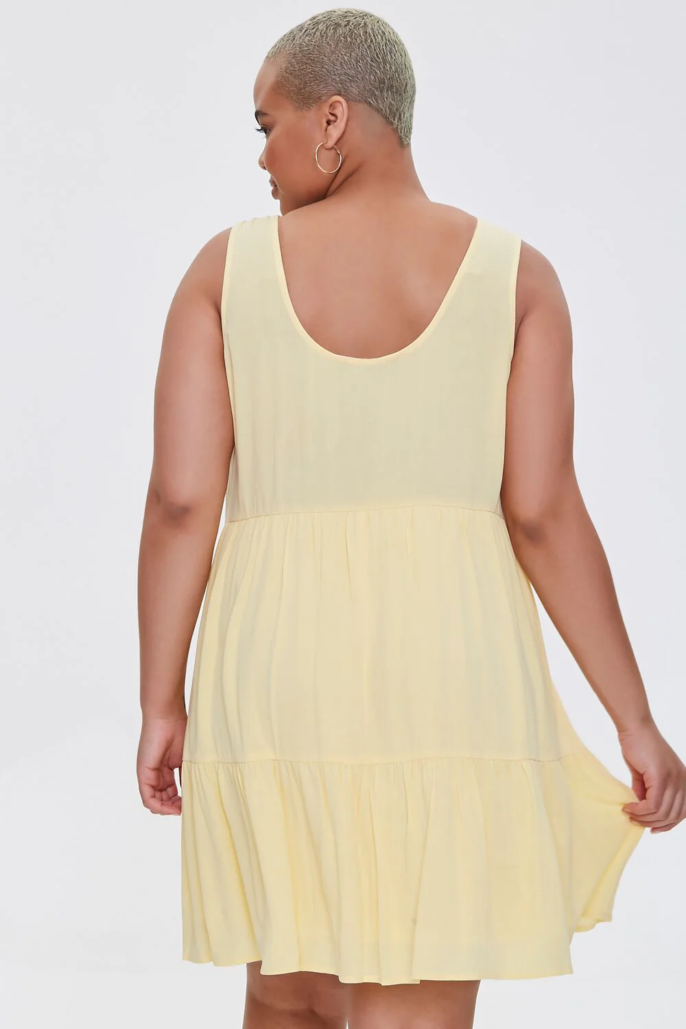 Plus Size Tiered Mini Dress - Image 3
