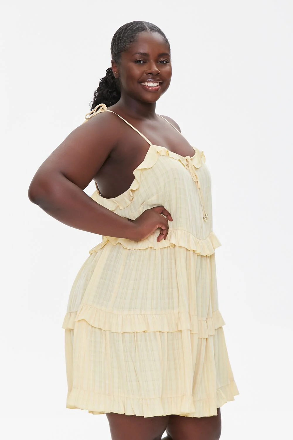 Plus Size Tiered Cami Dress - Image 2