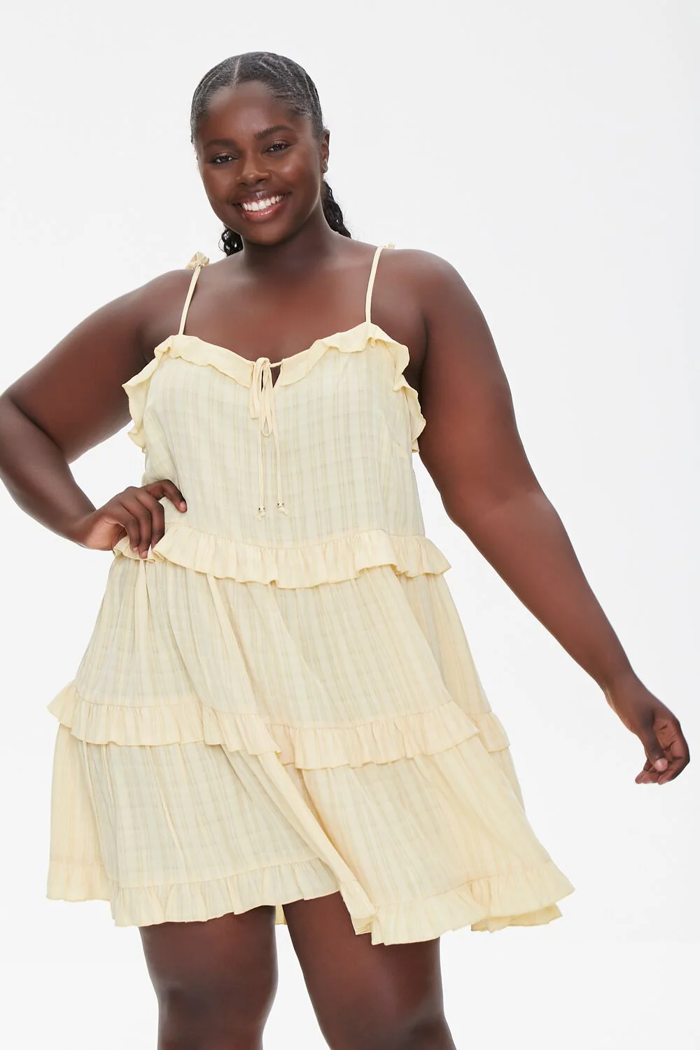 Plus Size Tiered Cami Dress - Image 5