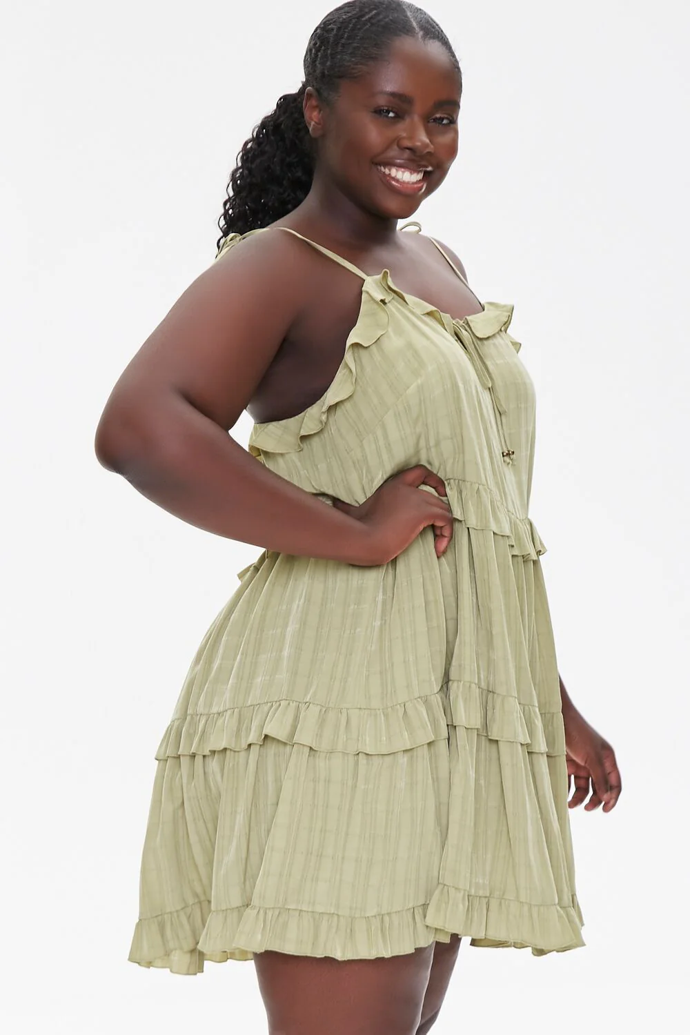 Plus Size Tiered Cami Dress - Image 7