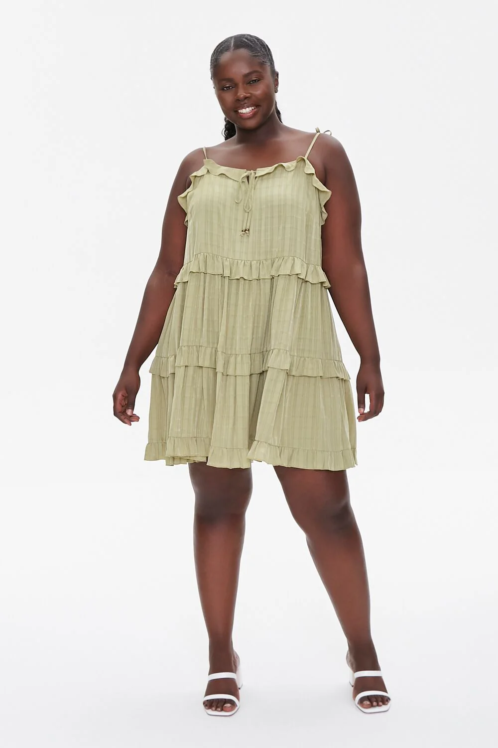 Plus Size Tiered Cami Dress - Image 9