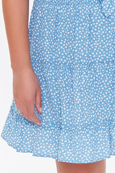 Plus Size Floral Print Mini Skirt - Image 5