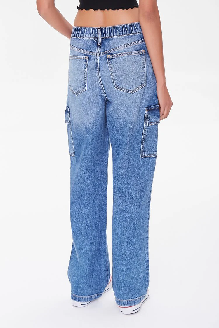 Cargo Straight-Leg Jeans - Image 4
