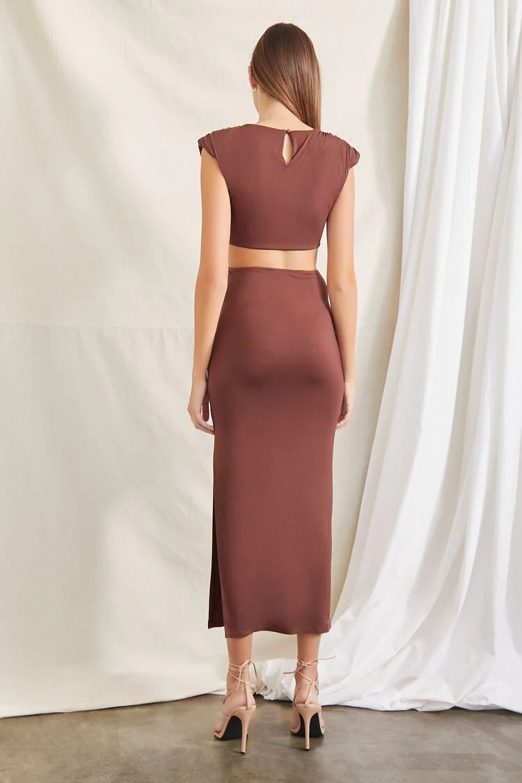 O-Ring Cutout Maxi Dress - Image 3