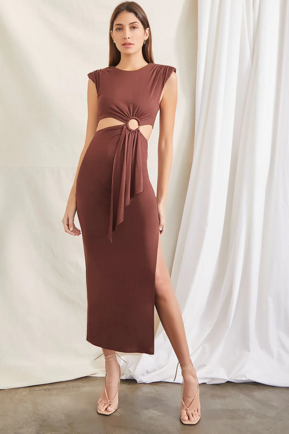 O-Ring Cutout Maxi Dress - Image 4
