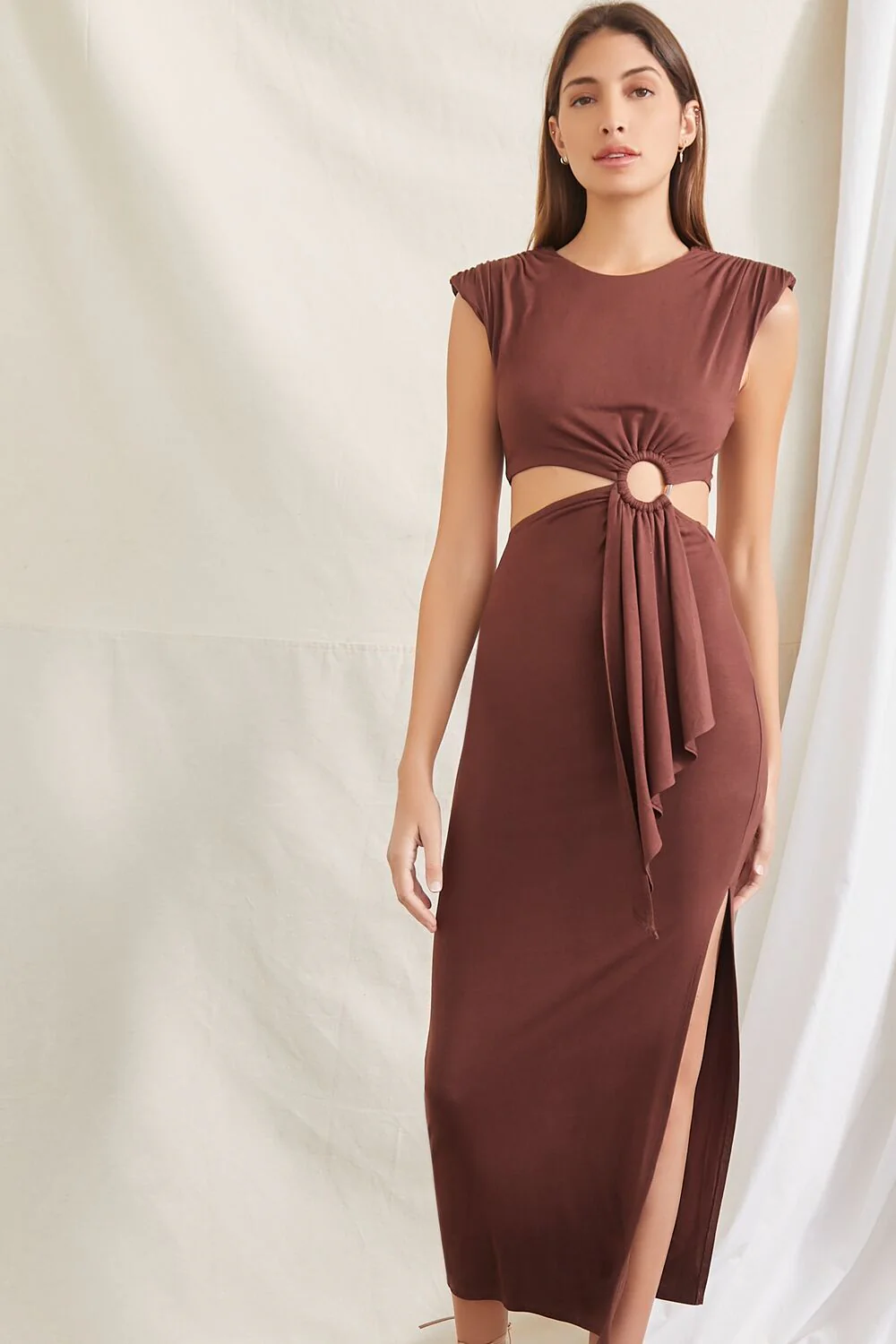 O-Ring Cutout Maxi Dress - Image 7