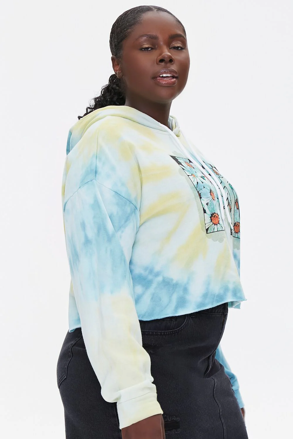 Plus Size MTV Graphic Hoodie - Image 2