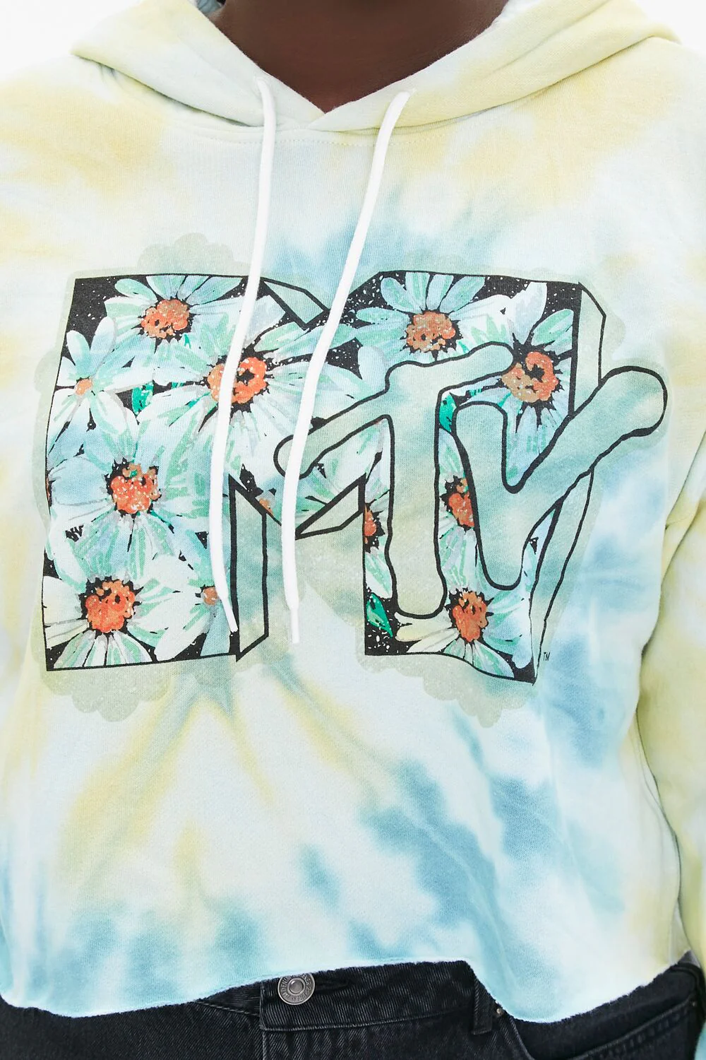 Plus Size MTV Graphic Hoodie - Image 5
