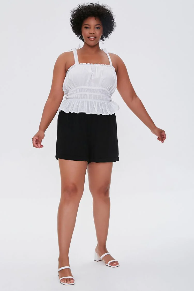 Plus Size Smocked Shorts - Image 5