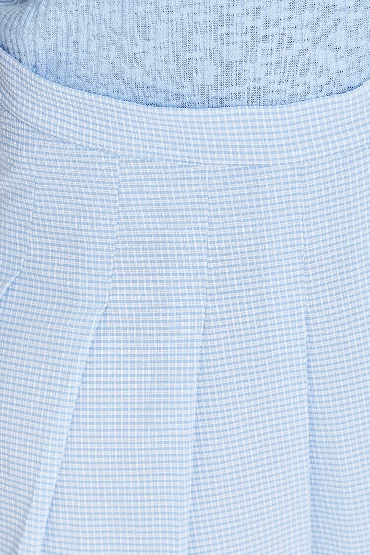 Plus Size Plaid Mini Skirt - Image 6
