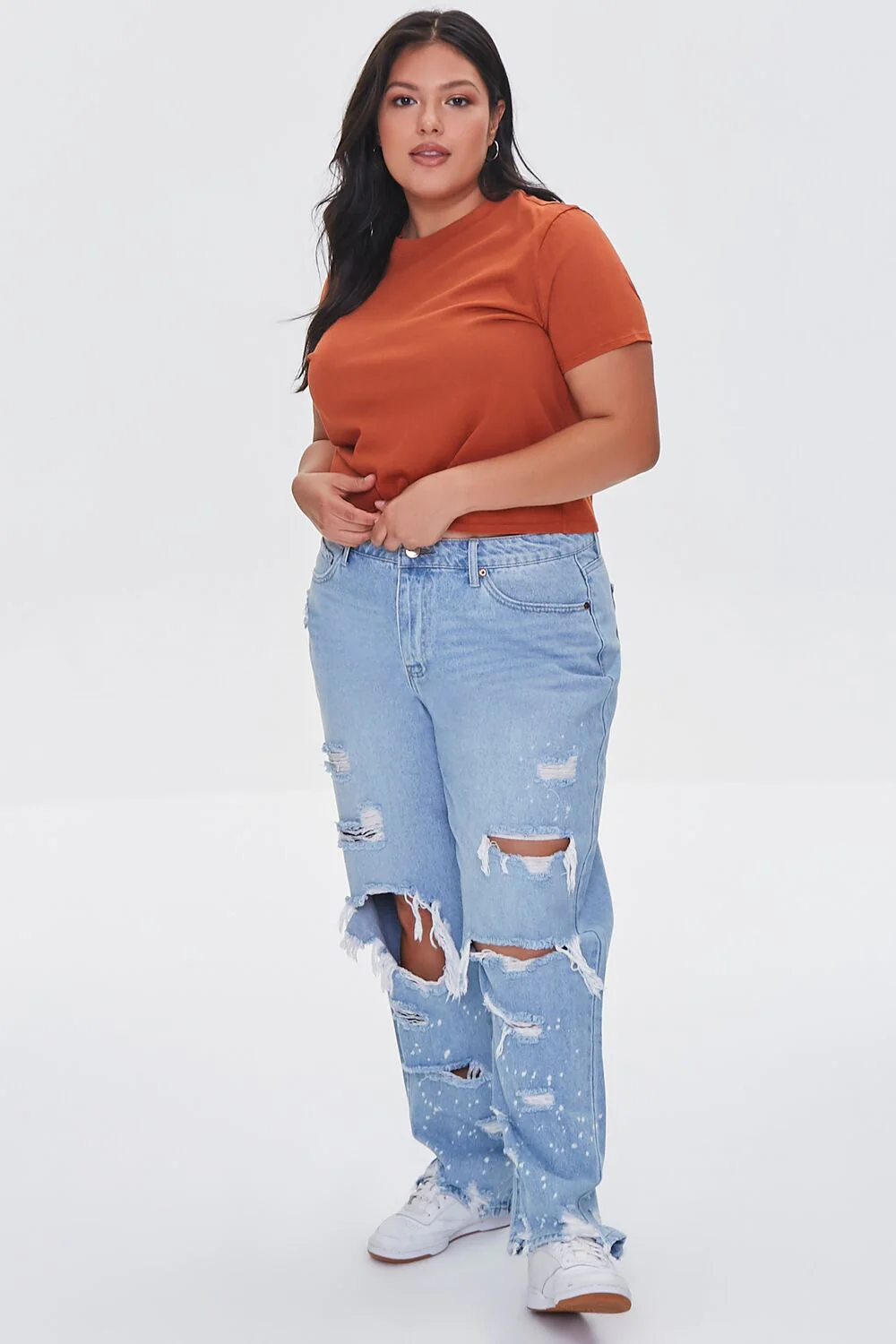 Plus Size Mineral Wash Tee - Image 4