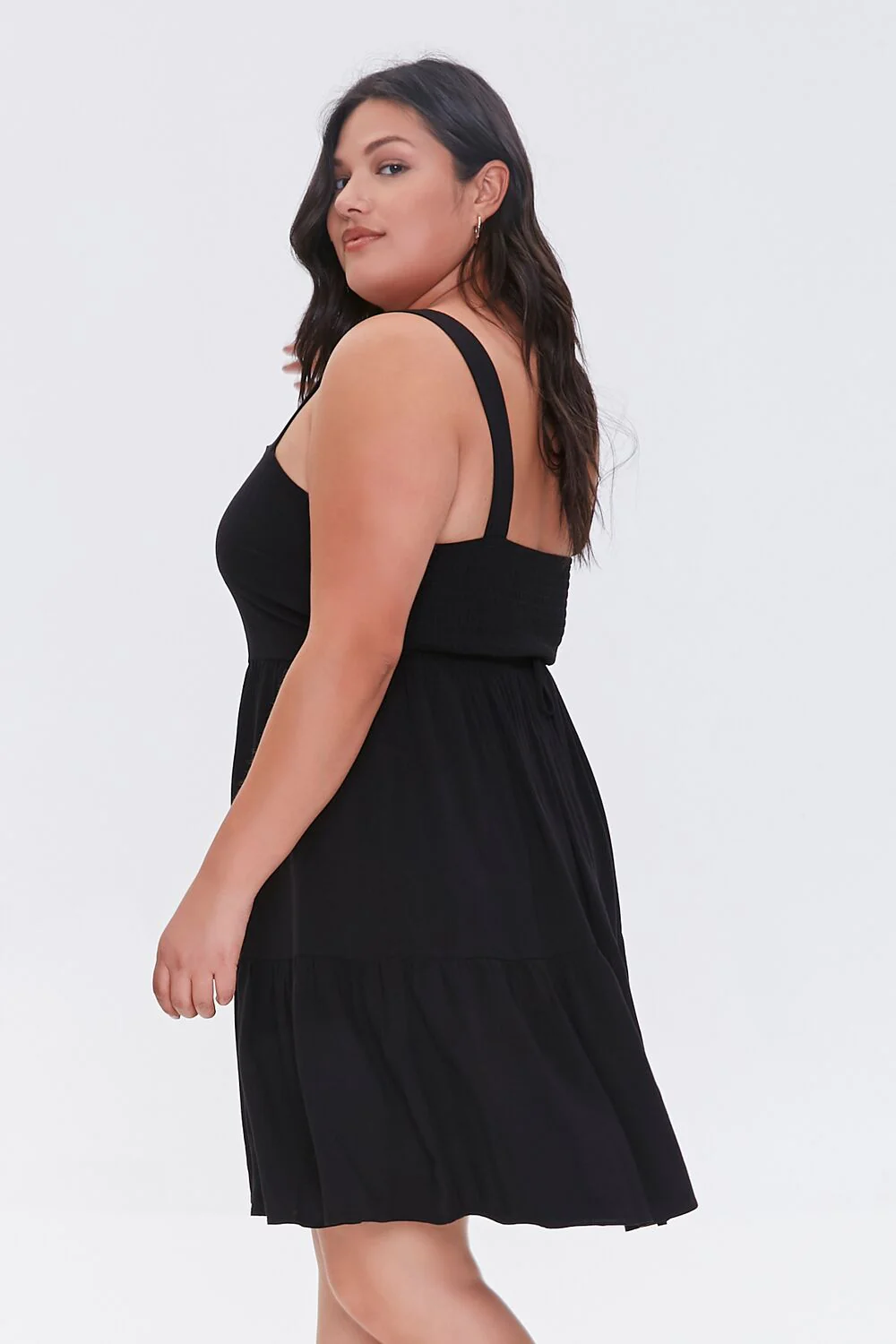 Plus Size Tiered Mini Dress - Image 2