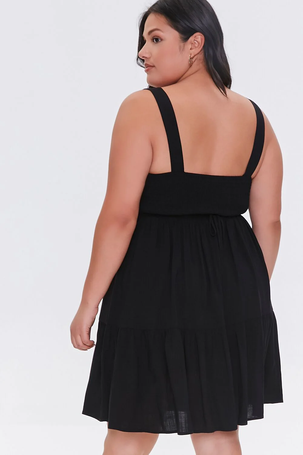 Plus Size Tiered Mini Dress - Image 3