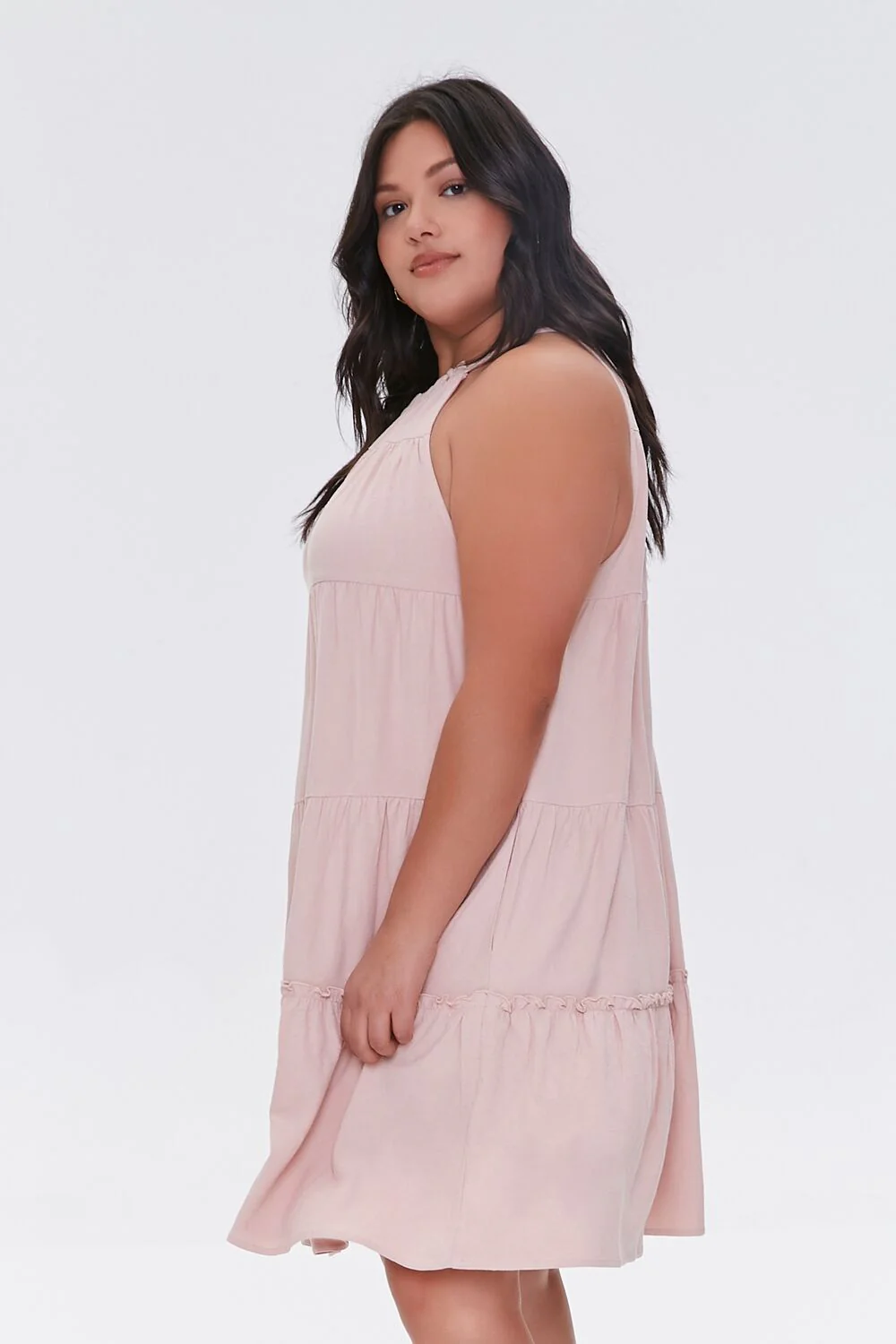 Plus Size Trapeze Mini Dress - Image 2