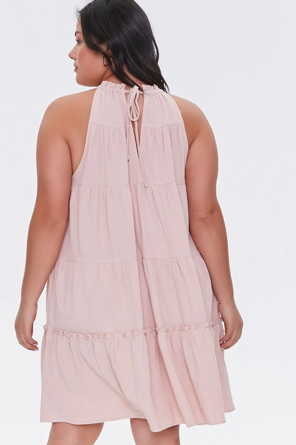 Plus Size Trapeze Mini Dress - Image 3