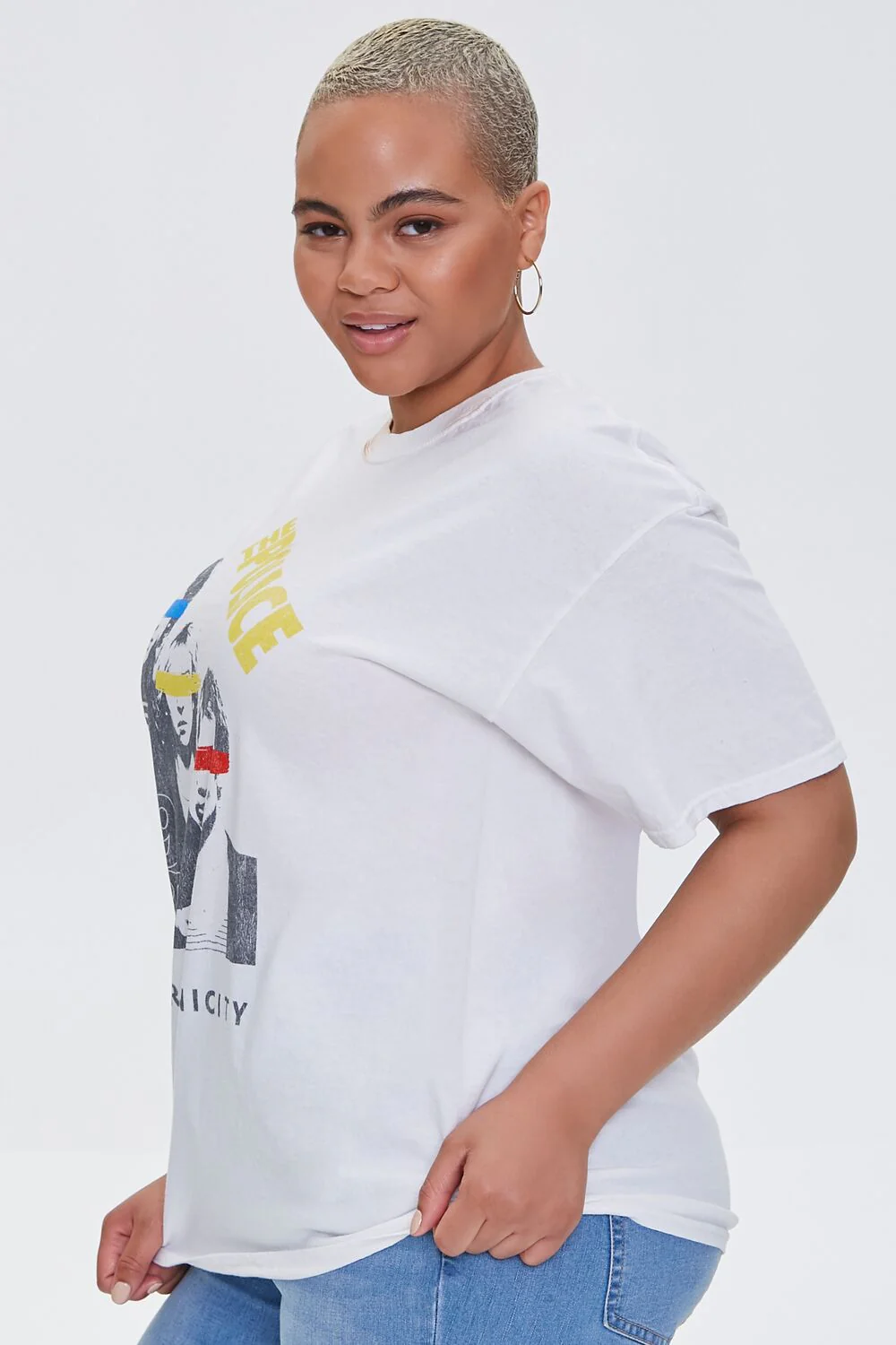 Plus Size The Police Graphic Tee - Image 2