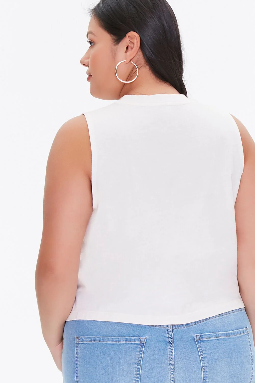 Plus Size Racing Graphic Muscle Tee - Image 3